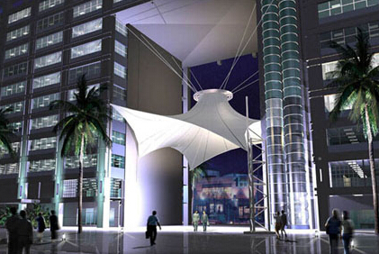 泰州大門膜結構